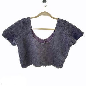 Periwinkle Crop Top